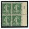 YT 158 - Neuf xx - Bloc de 4 - Millesime 2