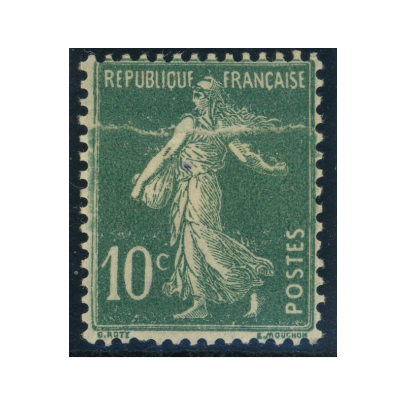 YT 158 - Neuf xx - Variete - Impression sur raccord