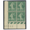 YT 158 - Neuf xx - Bloc de 4 - Coin bas gauche