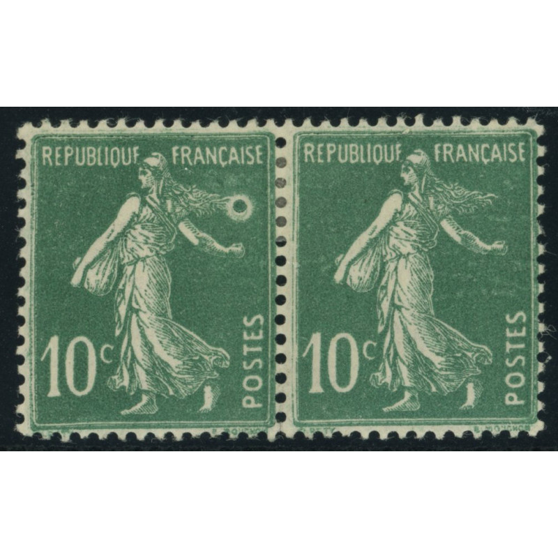 YT 158 - Neuf x - Variete - Anneau Lune - Paire