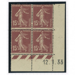 YT 189 - Neuf x - Bloc de 4...