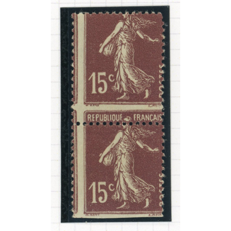 YT 189 - Neuf xx - Variete - Impression a Cheval