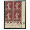 YT 189 - Neuf xx - Bloc de 4 - Coin date 30/12/35