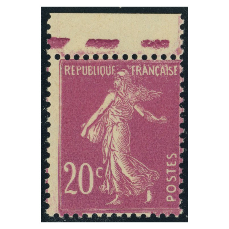 YT 190 - Neuf xx - Variete - Papier carton