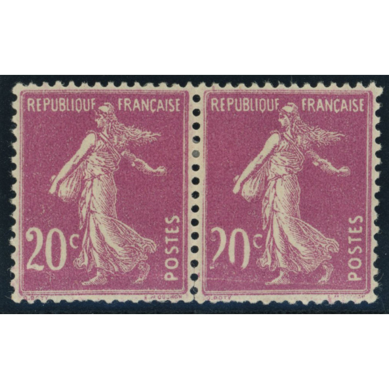 YT 190 - Neuf x - Variete - "20" de 20 C