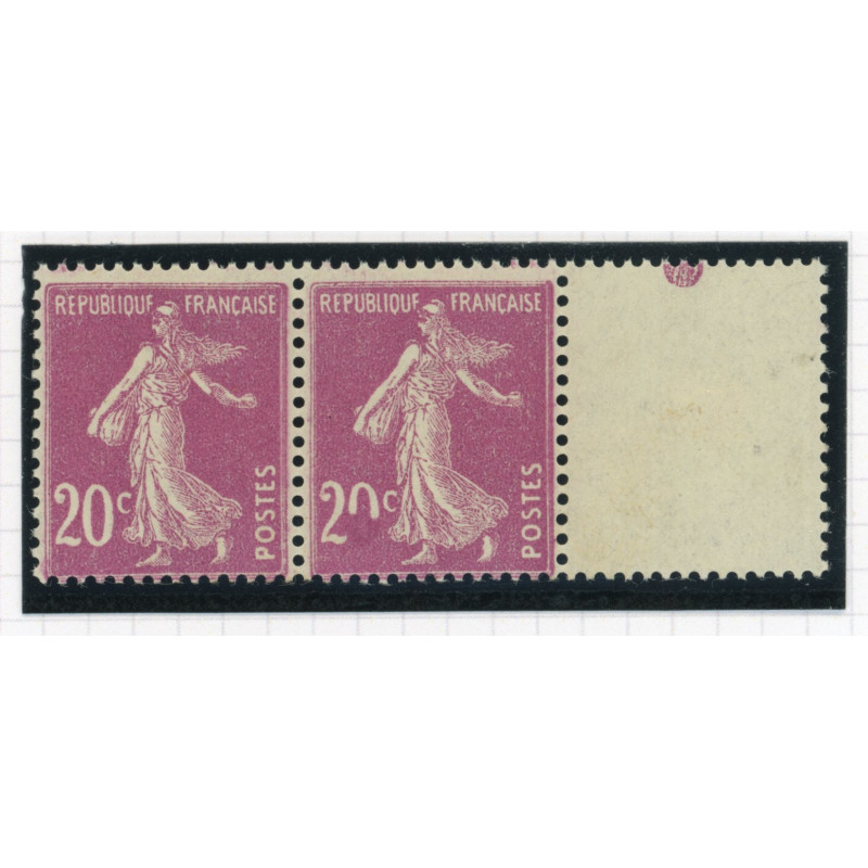 YT 190 - Neuf xx - Variete - "20" de 20 C