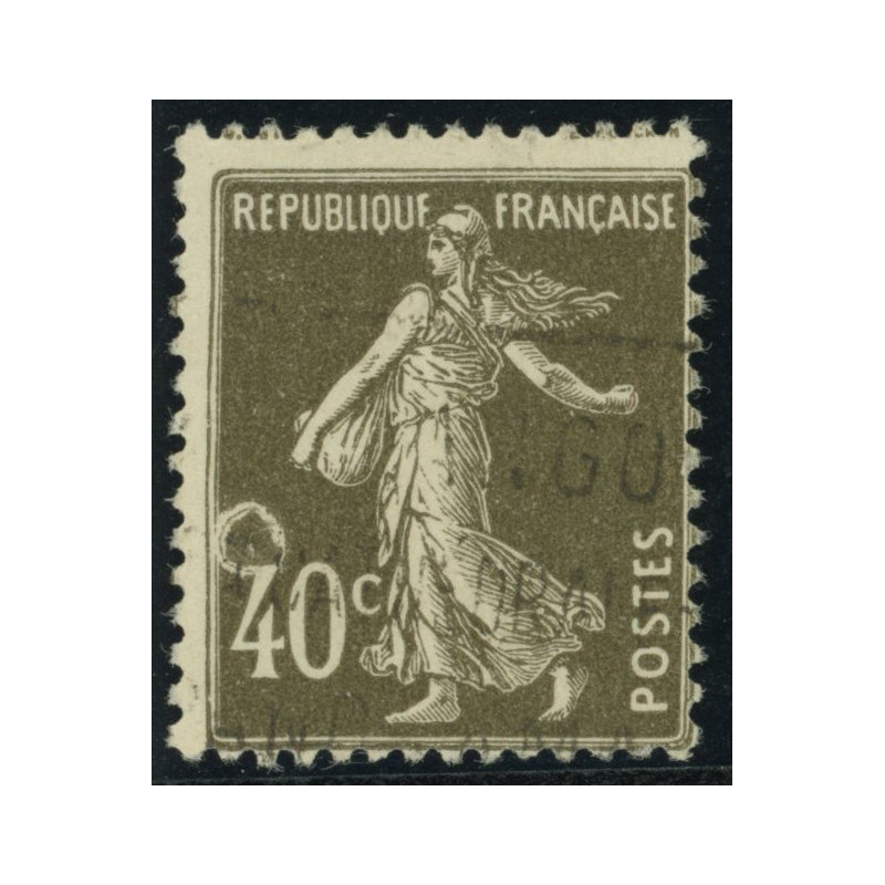 YT 193 - Oblitere - Variete - Anneau Lune