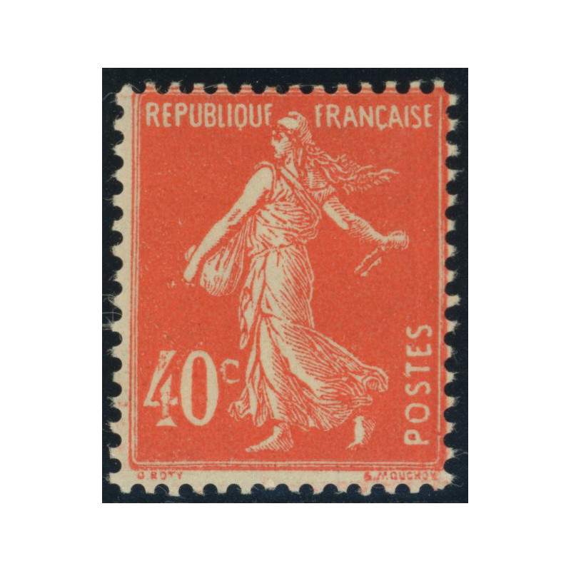 YT 194 - Neuf x - Variete - Chenille