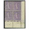 YT 197 - Neuf x - Bloc de 4 - Coin date 30/10/26