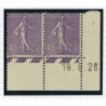 YT 197 - Neuf xx - Paire - Coin Date 16/08/28