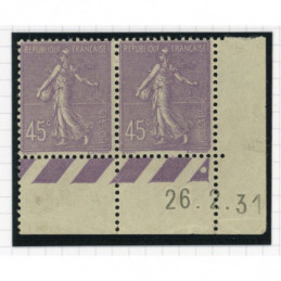 YT 197 - Neuf xx - Paire...