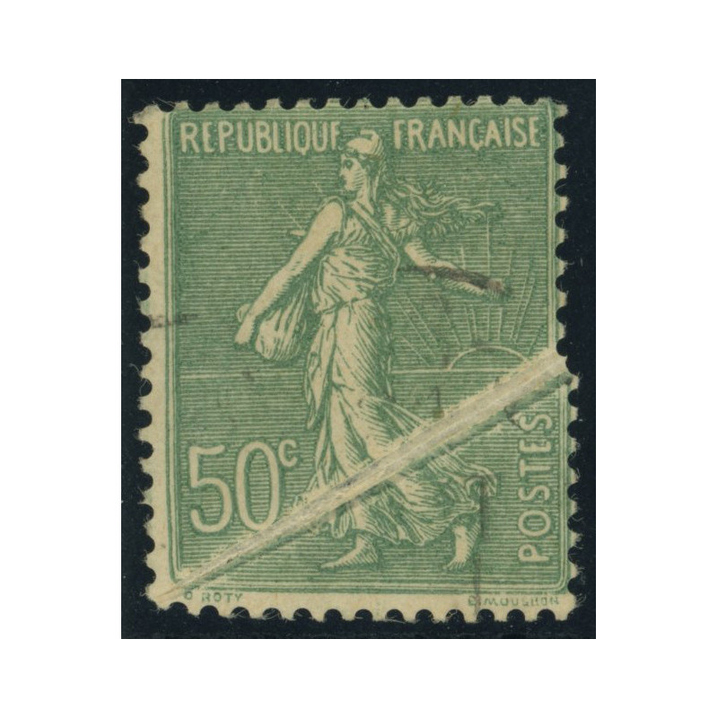 YT 198 - Oblitere - Variete - Plis Accordon