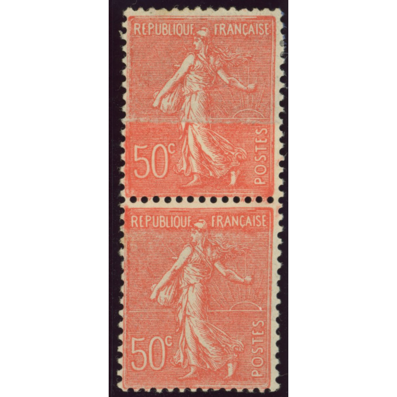 YT 199 - Neuf xx - Variete - Impression sur raccord