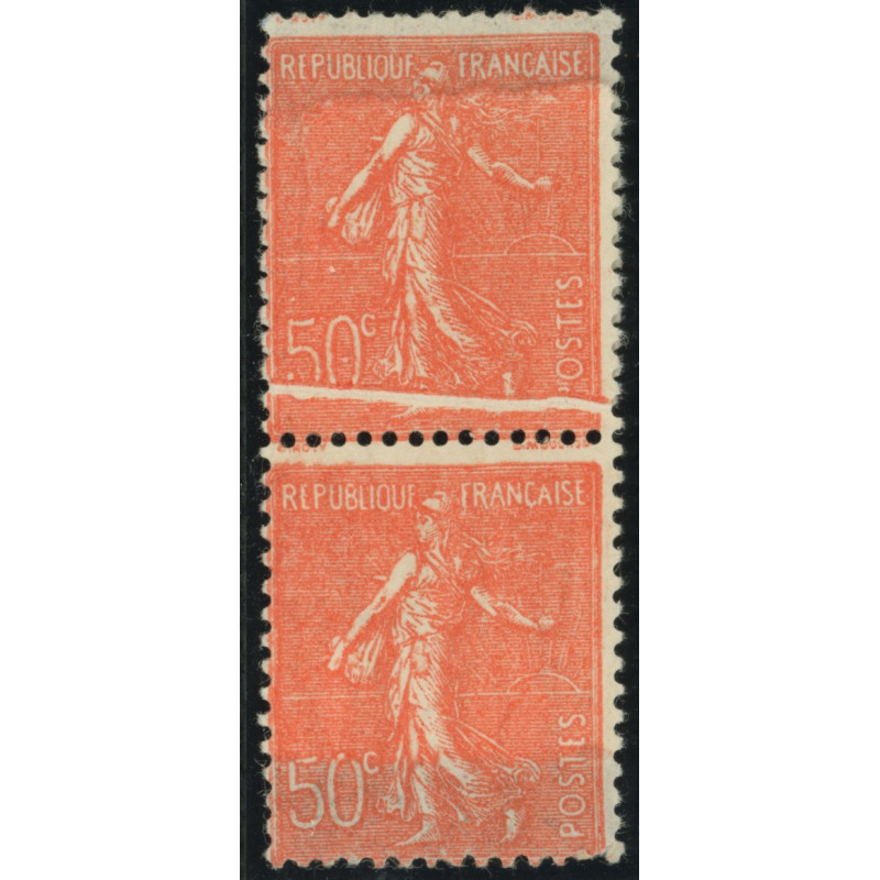 YT 199 - Neuf xx - Variete - Impression sur raccord