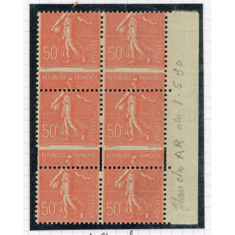 YT 199 - Neuf xx - Variete - Impression a Cheval