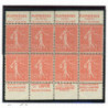 YT 199 - Neuf xx - Type IIA - Bloc de 8 avec Pub de carnet