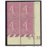 YT 202 - Neuf xx - Bloc de 4 - Coin date 19/5/32 - RRR