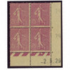 YT 202 - Neuf xx - Bloc de 4 - Coin date 2/5/29
