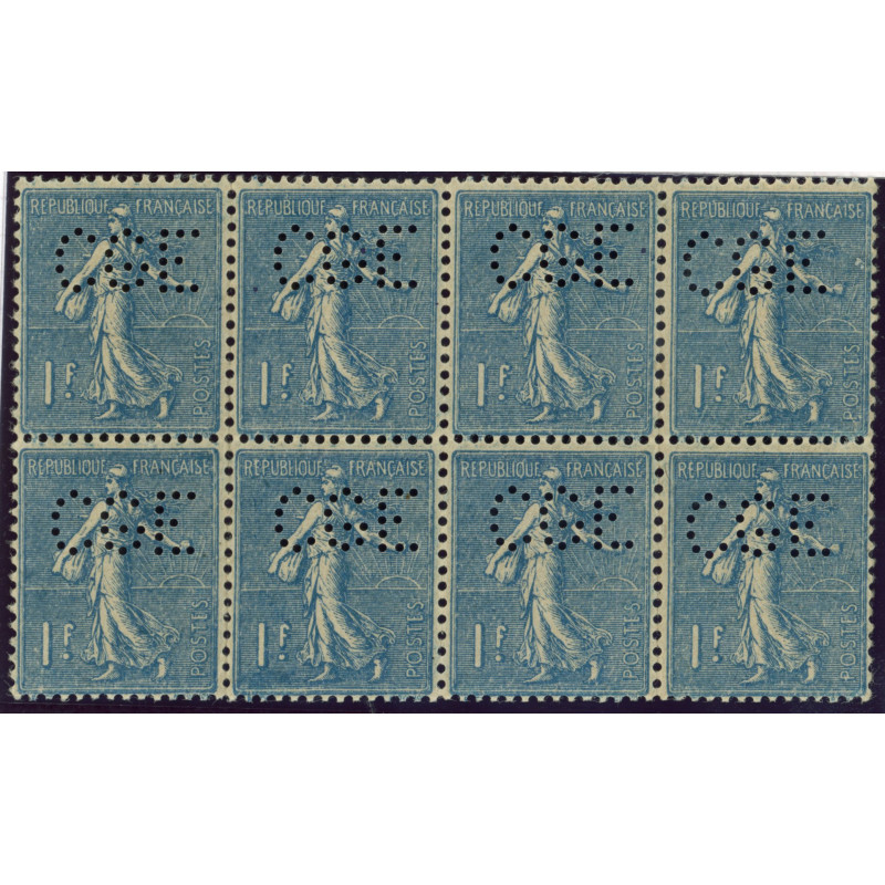 YT 205 - Neuf xx - Bloc de 8 - Perfore CGE