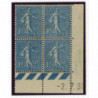 YT 205 - Neuf xx - Bloc de 4 - Coin date 2/7/30