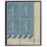 YT 205 - Neuf xx - Bloc de 4 - Coin date 29/6/32