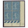 YT 205 - Neuf xx - Bloc de 4 - Coin date 25/7/32
