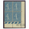 YT 205 - Neuf xx - Bloc de 4 - Coin date 30/10/30
