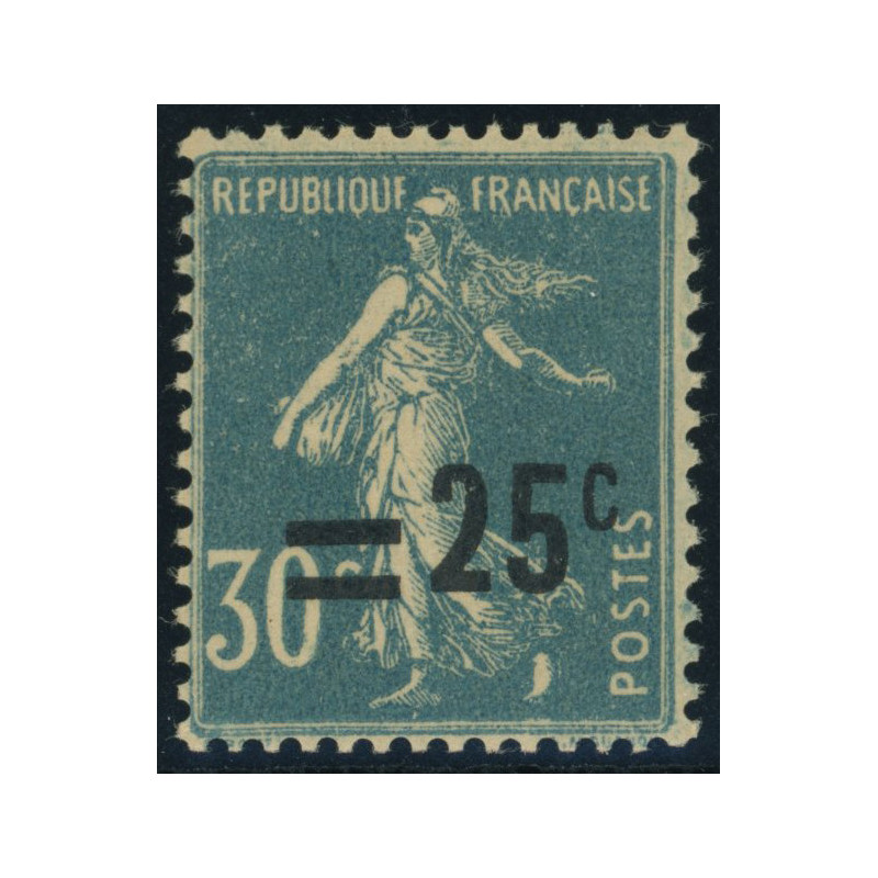 YT 217 - Neuf xx - Variete - Surcharge decale