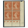 YT 235 - Neuf xx - Bloc de 4 - Coin date 5/5/33