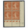 YT 235 - Neuf xx - Bloc de 4 - Coin date 21/7/32