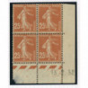 YT 235 - Neuf xx - Bloc de 4 - Coin date 13/2/32