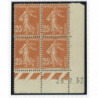 YT 235 - Neuf xx - Bloc de 4 - Coin date 23/7/32