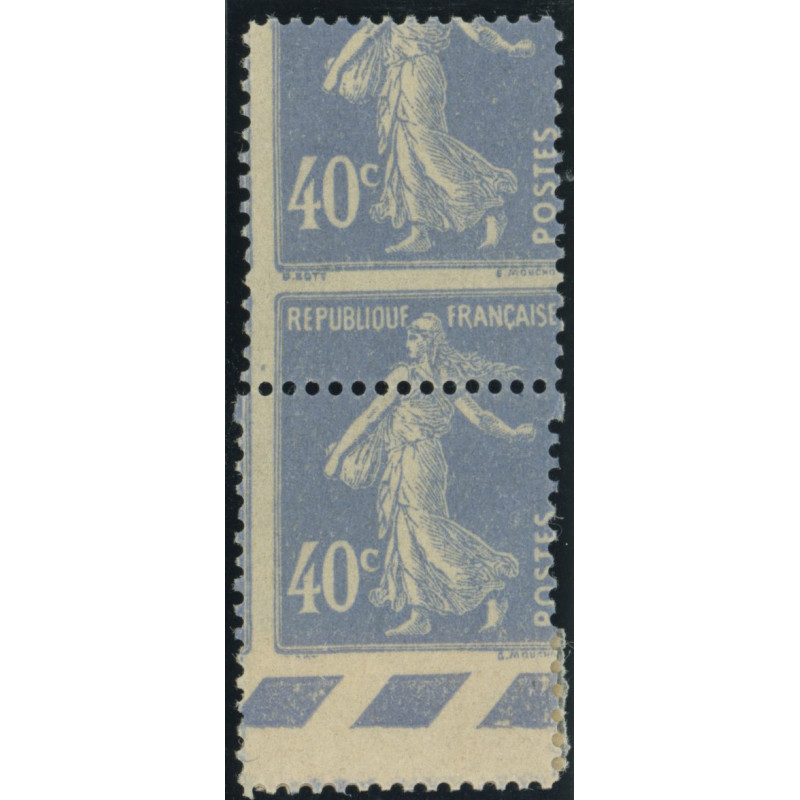 YT 237 - Neuf xx - Variete - Impression a Cheval