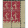 YT 238 - Neuf xx - Bloc de 4 - Coin date 27/10/28