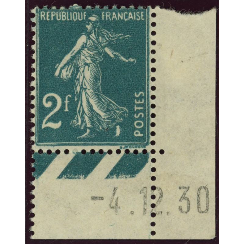 YT 239 - Neuf xx - Coin date 4/12/30