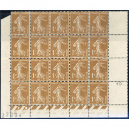 YT 277 - Neuf xx - Bloc de 20