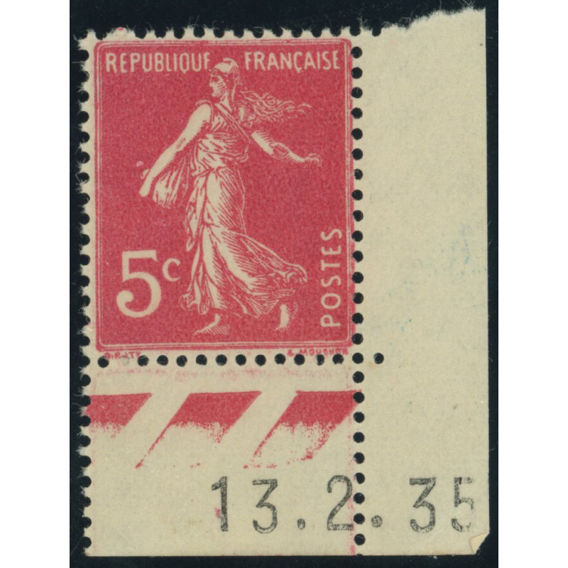 YT 278B - Neuf xx - Coin date 13/2/35