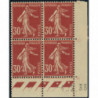 YT 360 - Neuf xx - Bloc de 4 - Coin date 1/2/38