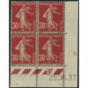 YT 360 - Neuf xx - Bloc de 4 - Coin date 26/10/37