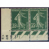 YT 361 - Neuf xx - Paire - Coin de feuille Bas Gauche