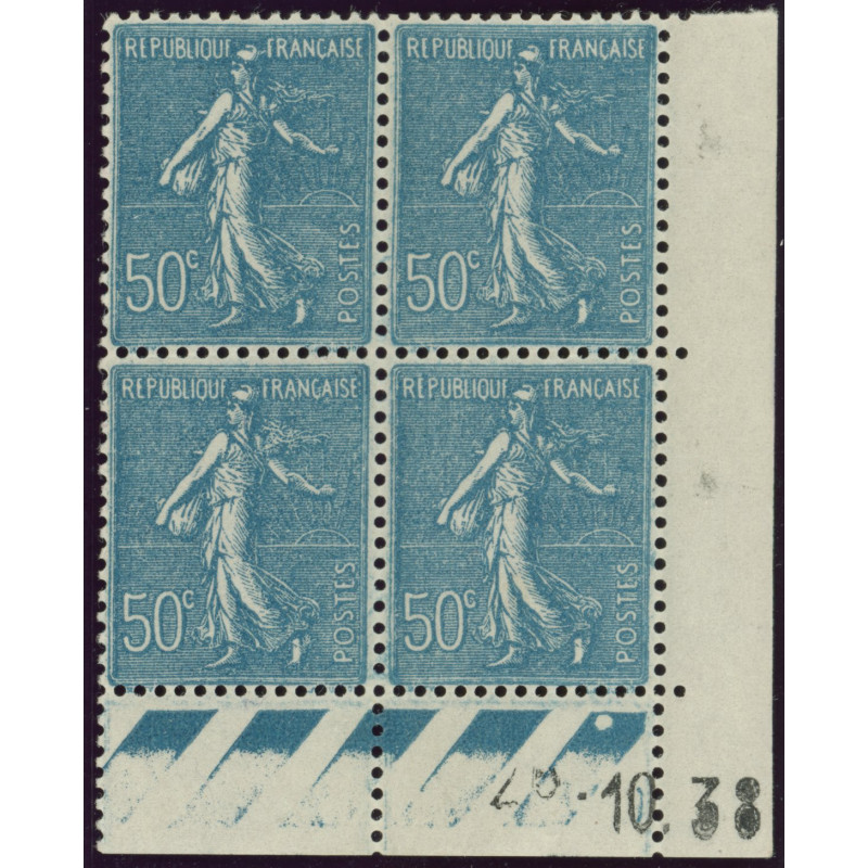 YT 362 - Neuf xx - Bloc de 4 - Coin date