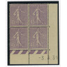 YT 197 - Neuf xx - Bloc de 4 - Coin date 3/3/31