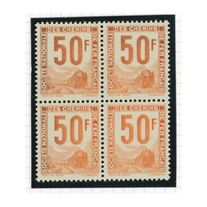 Colis Postaux - YT 15 - Bloc de 4 - Neuf xx