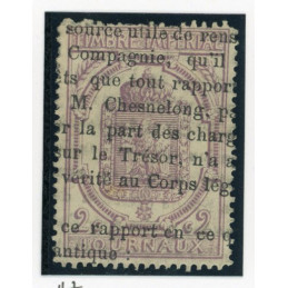 Timbres Journaux - YT 7 -...