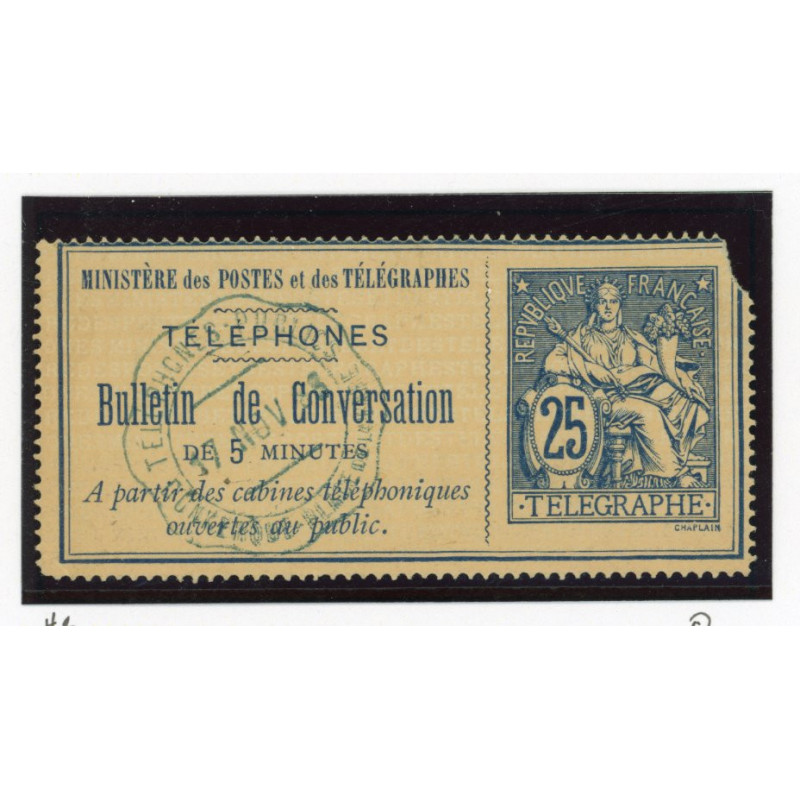 Telegraphe - Telephone - YT 3 - Oblitere