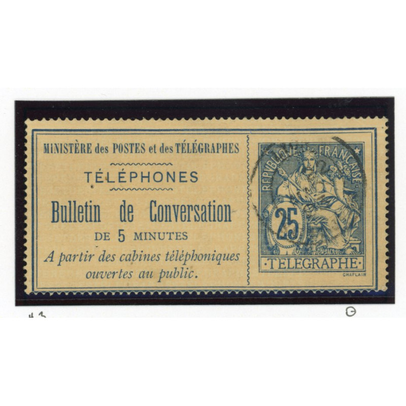 Telegraphe - Telephone - YT 3 - Oblitere