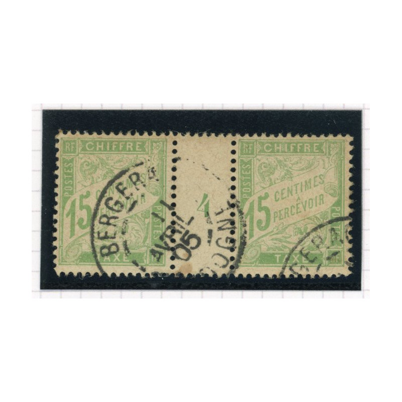 Timbres-Taxe - YT 30 - Paire - Oblitere - Cote 5