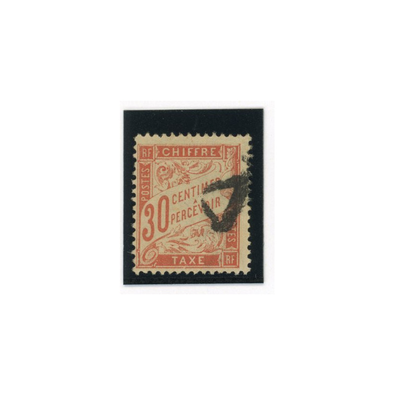 Timbres-Taxe - YT 34 - Signe Calves - Oblitere - Cote 100