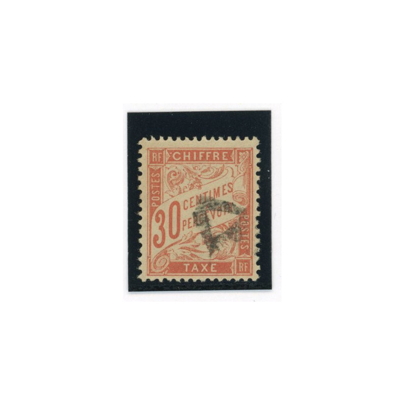 Timbres-Taxe - YT 34 - Signe Calves - Oblitere - Cote 100