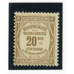 Timbres-Taxe - YT 45 - Neuf...